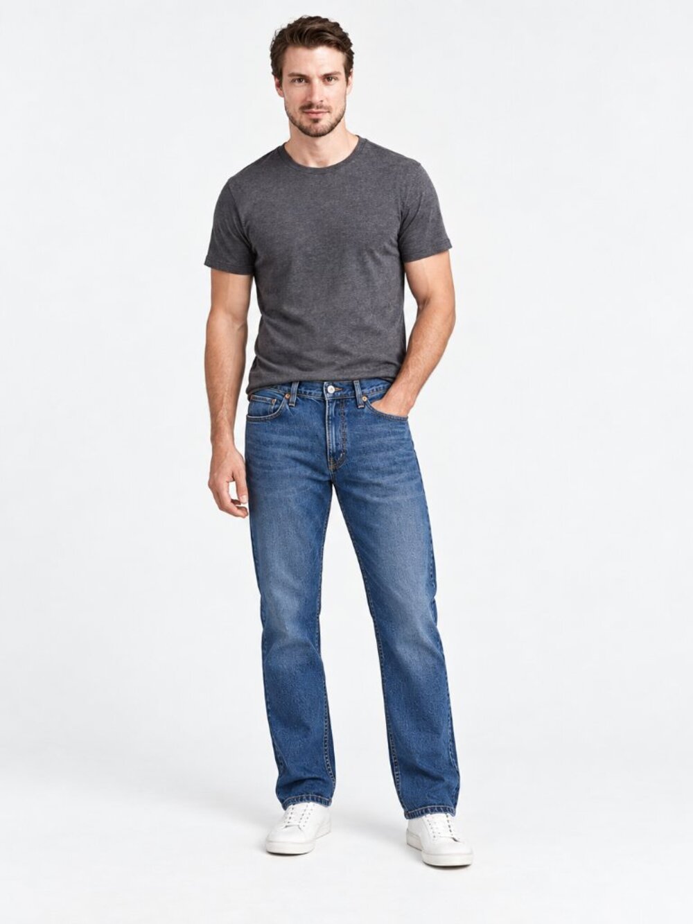 Levi’s 514 Straight Stretch Jeans Men’s 30x32 Medium Wash NWT